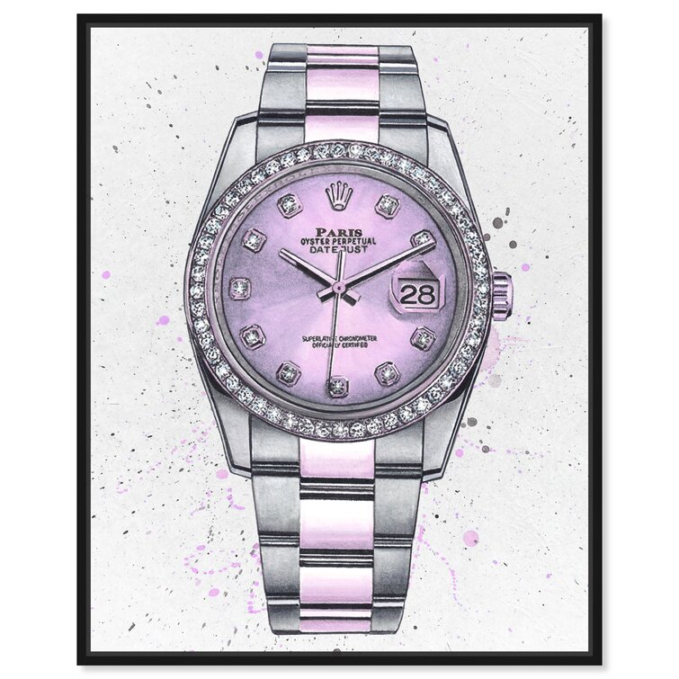 Oliver Gal Lavender Style Watch On Canvas Print | Wayfair